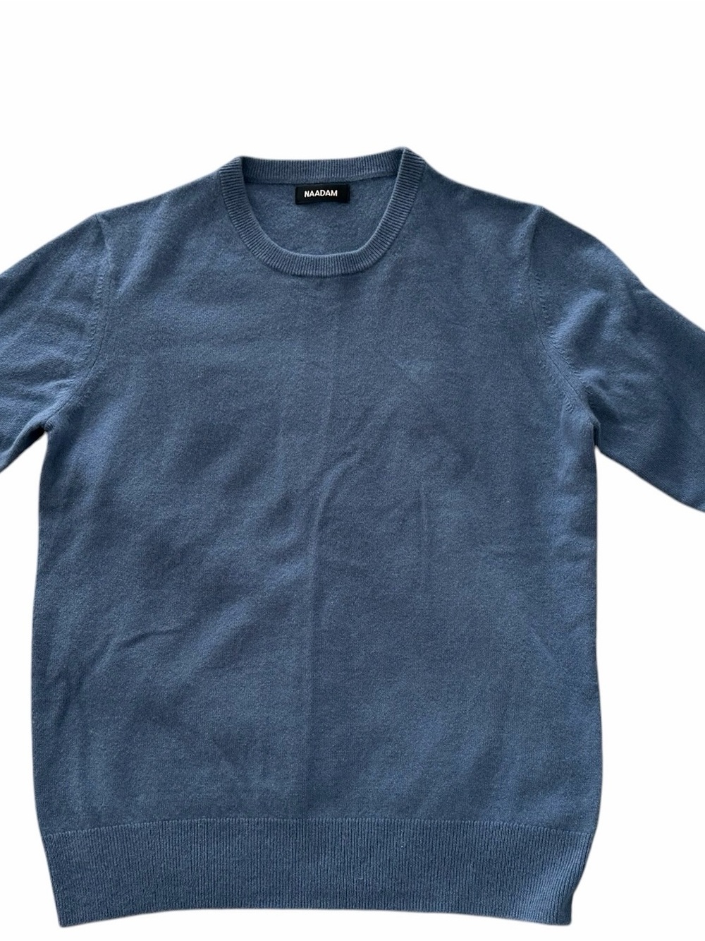 NAADAM Men's Crewneck Sweater — Dusty Blue